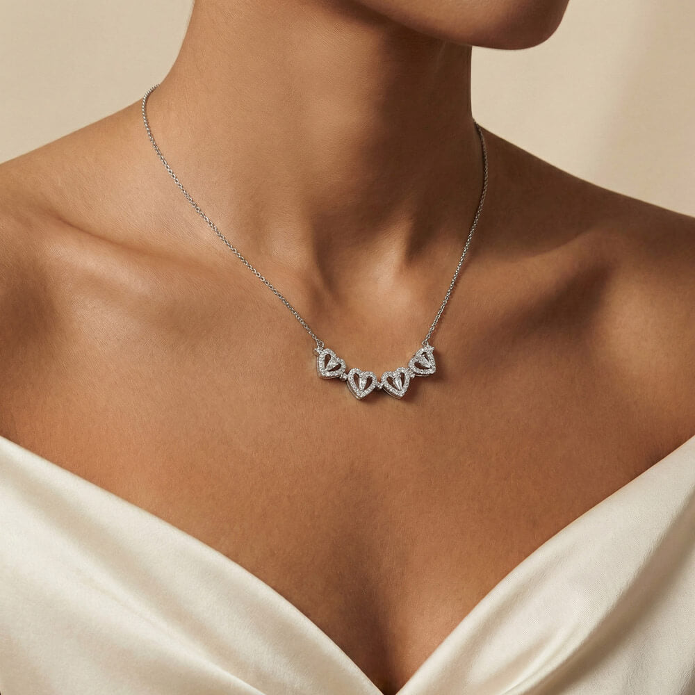 To My Sister-in-Law Magnetic Heart Necklace – Meaningful Sister-in-Law Gift, Bonus Sister Jewelry