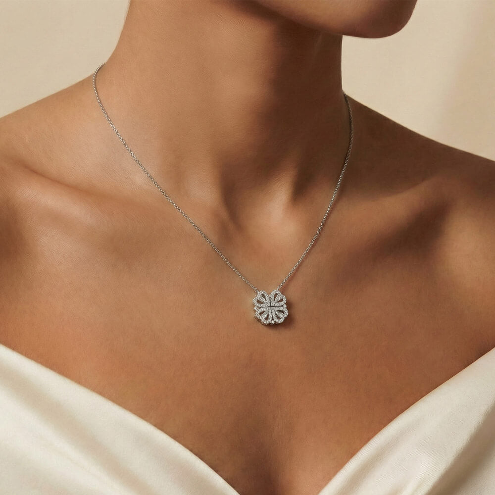 To My Sister-in-Law Magnetic Heart Necklace – Meaningful Sister-in-Law Gift, Bonus Sister Jewelry
