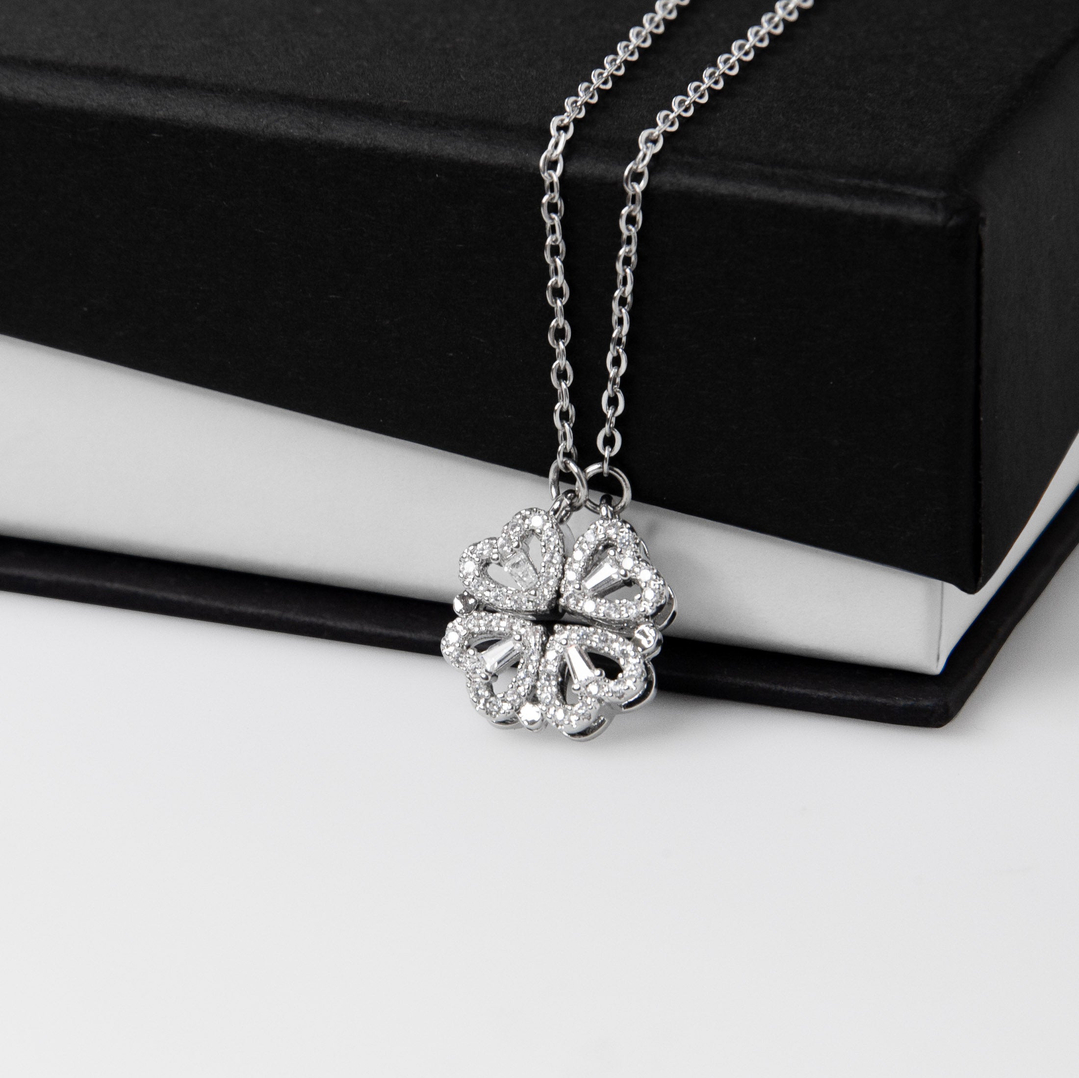 To My Sister-in-Law Magnetic Heart Necklace – Meaningful Sister-in-Law Gift, Bonus Sister Jewelry