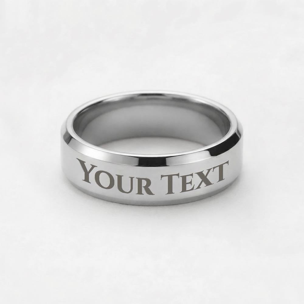 To My Dad Personalized Engraved Ring – Custom Father's Gift