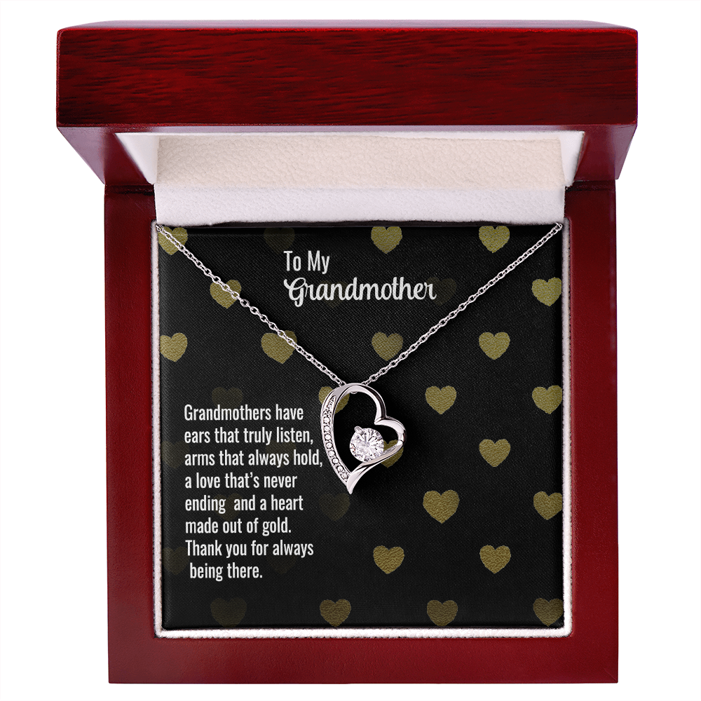 Forever Love Necklace for Grandmother – Thank you for always being there