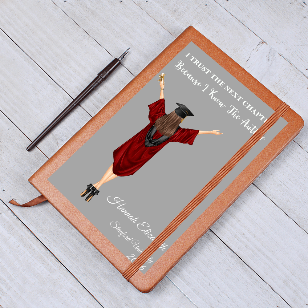 Personalized Graduation Journal – I Trust The Next Chapter Faith Graduation Gift for Her