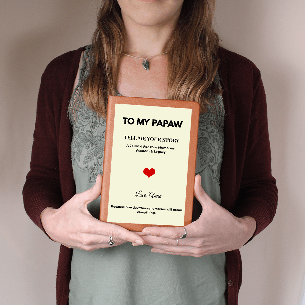 To My Papaw – Tell Me Your Story Personalized Memory Journal