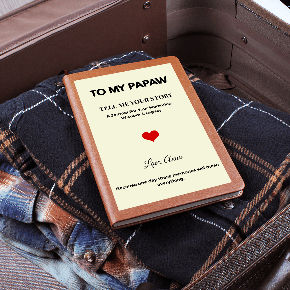 To My Papaw – Tell Me Your Story Personalized Memory Journal