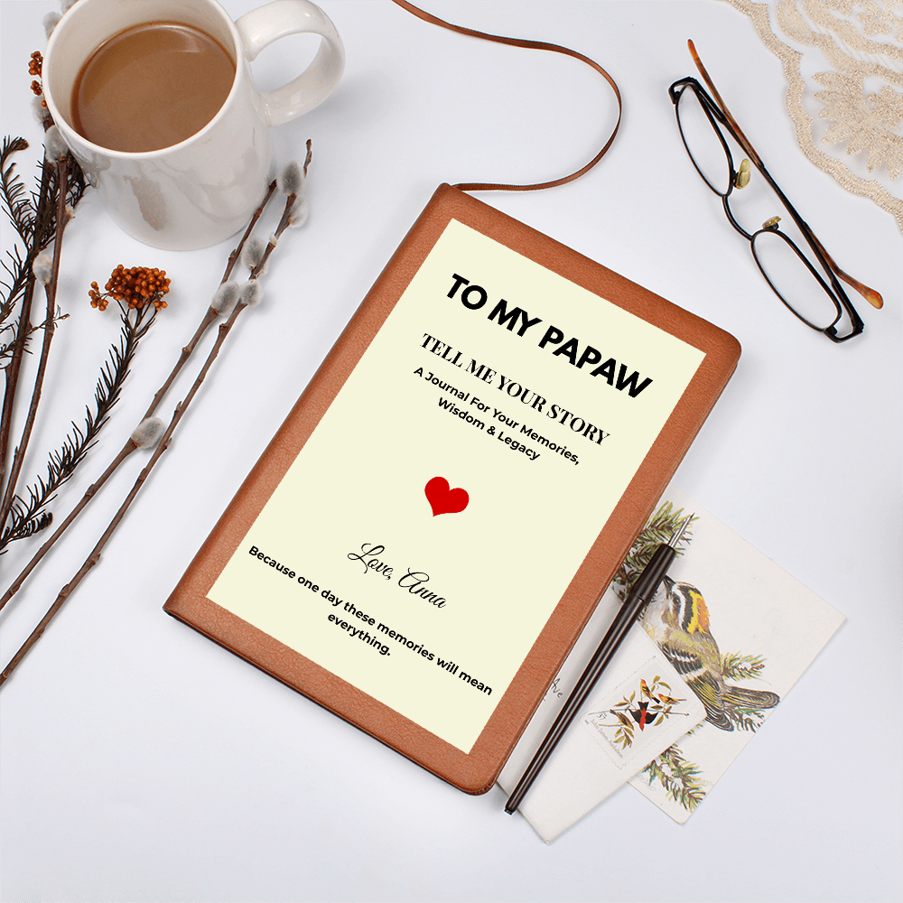 To My Papaw – Tell Me Your Story Personalized Memory Journal
