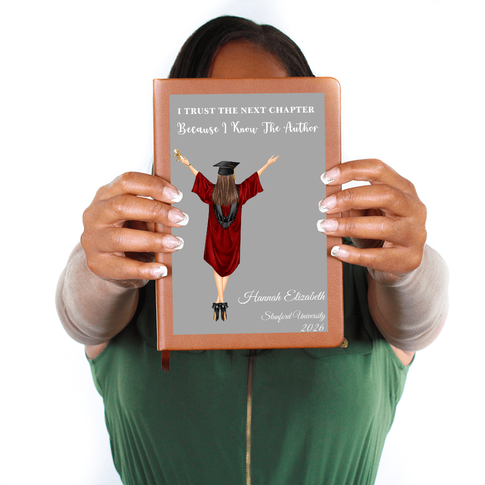 Personalized Graduation Journal – I Trust The Next Chapter Faith Graduation Gift for Her