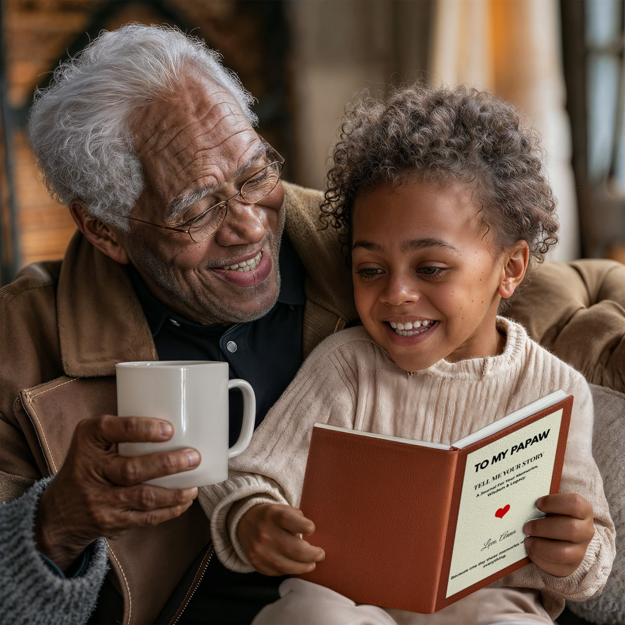 To My Papaw – Tell Me Your Story Personalized Memory Journal