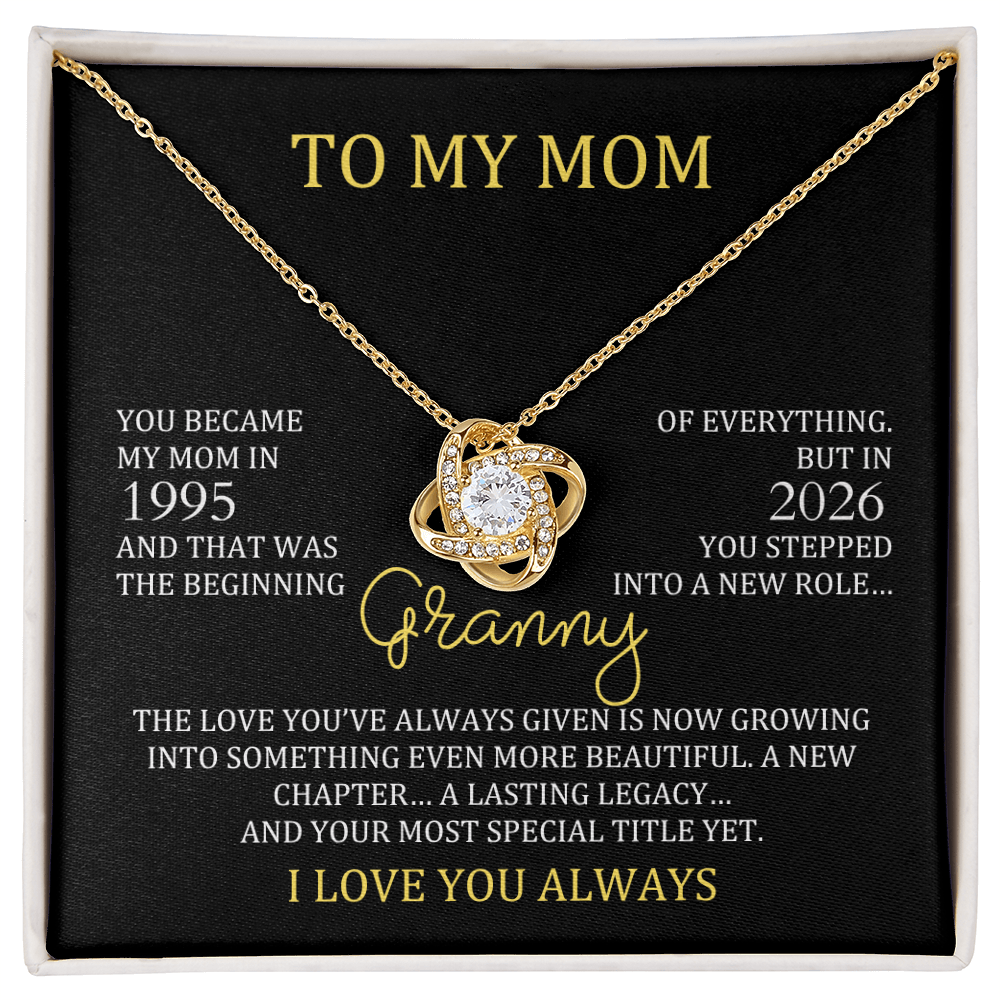 to my mom granny message card with personalized mom and granny years