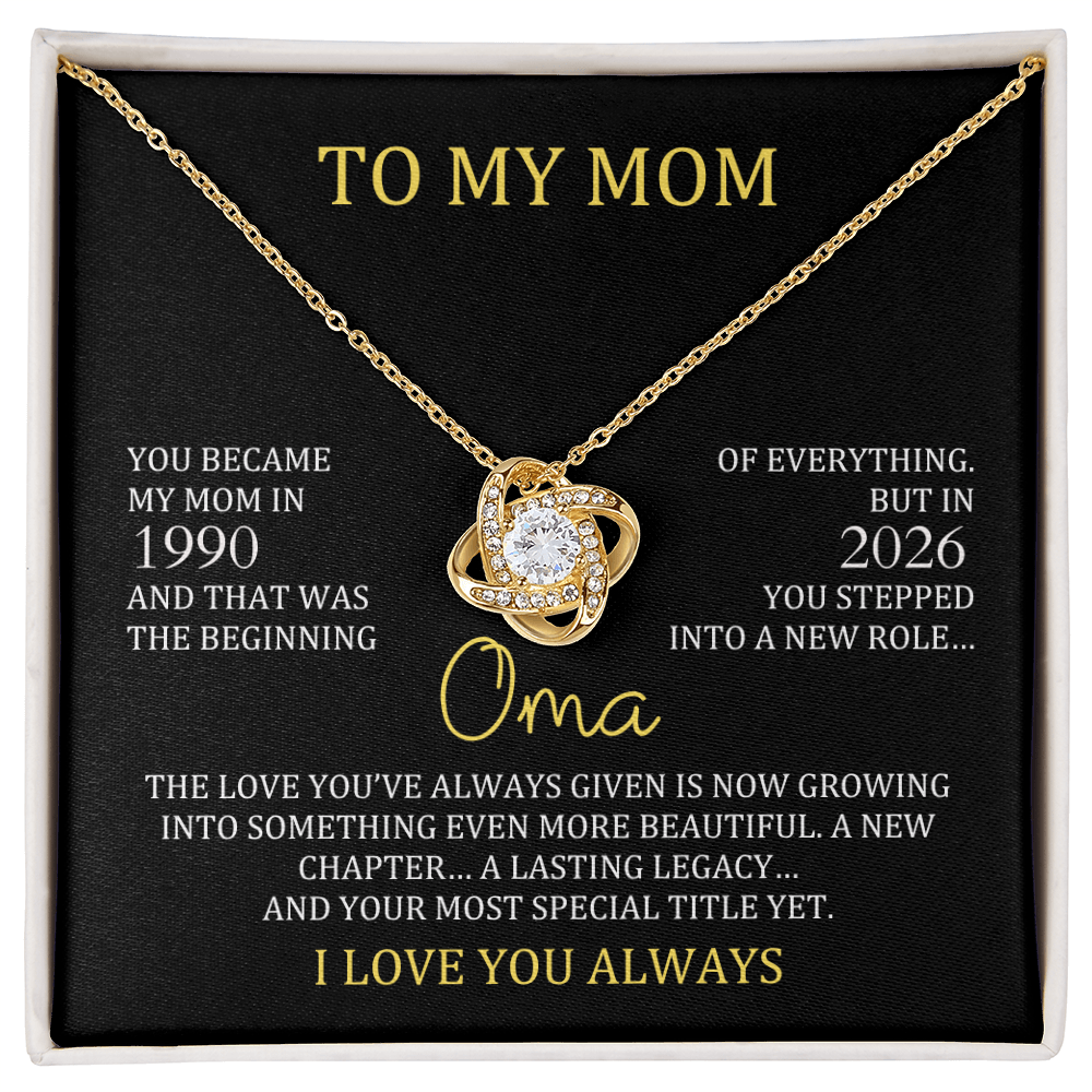 to my mom oma message card with personalized mom and oma years