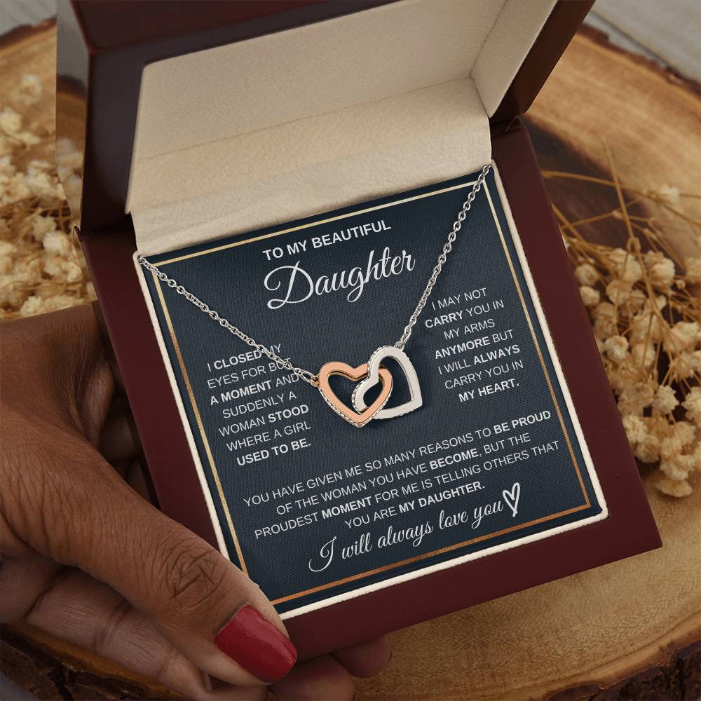 To my daughter, I will always carry you in my heart