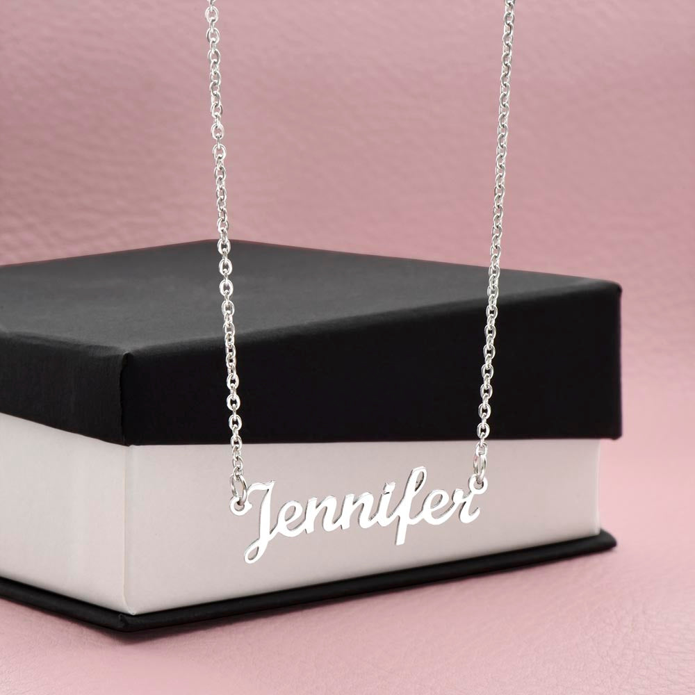 Personalized Nana Est. Year Name Necklace – First Time Nana Gift, Pregnancy Reveal Jewelry