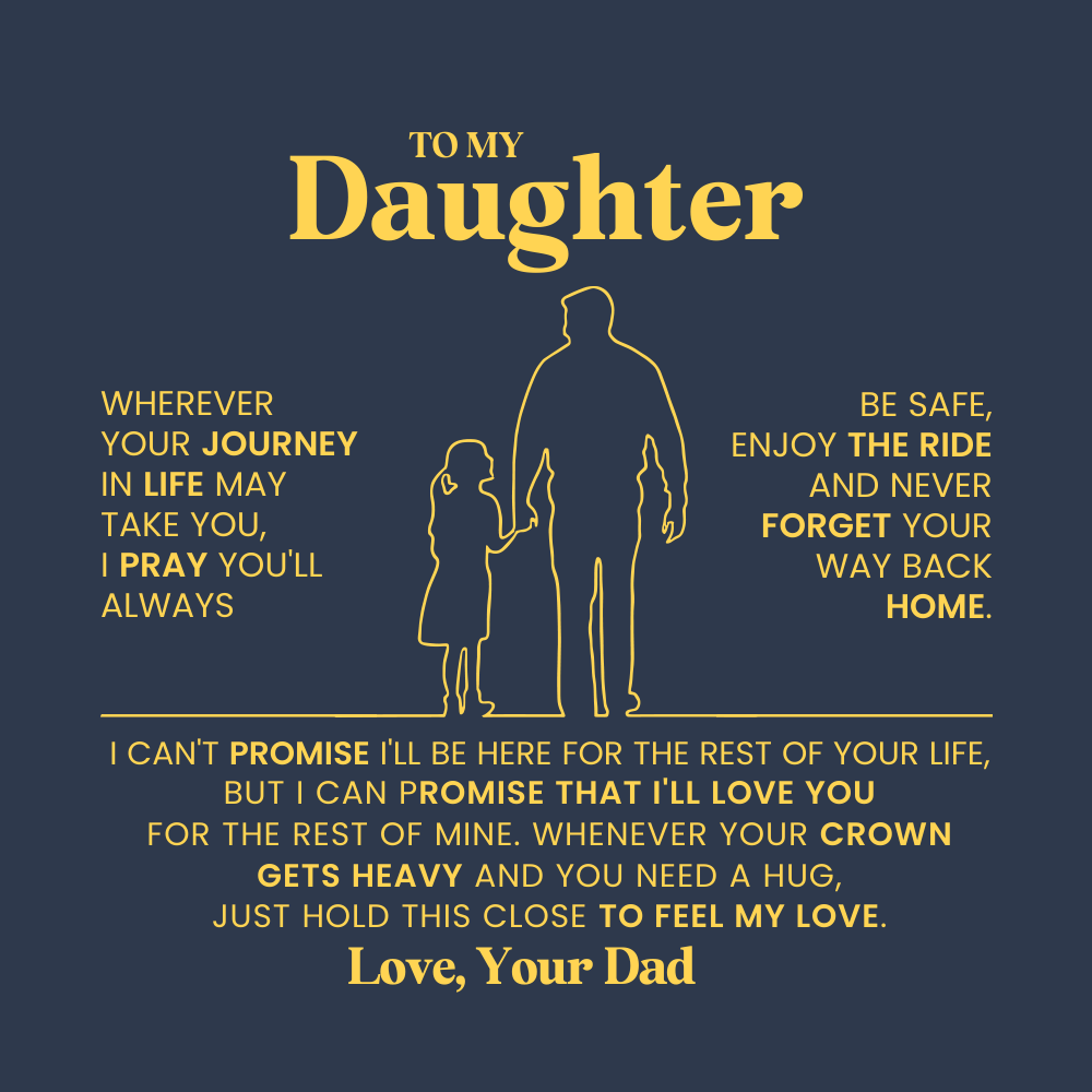 Crown Pendant Necklace for Daughter – Meaningful Gift from Dad, Sterling Silver Daughter Jewelry