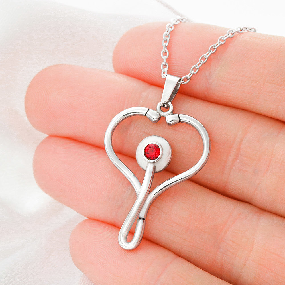 Happy Mother's Day - To the Best Nurse and even better Mother-Stethoscope Necklace