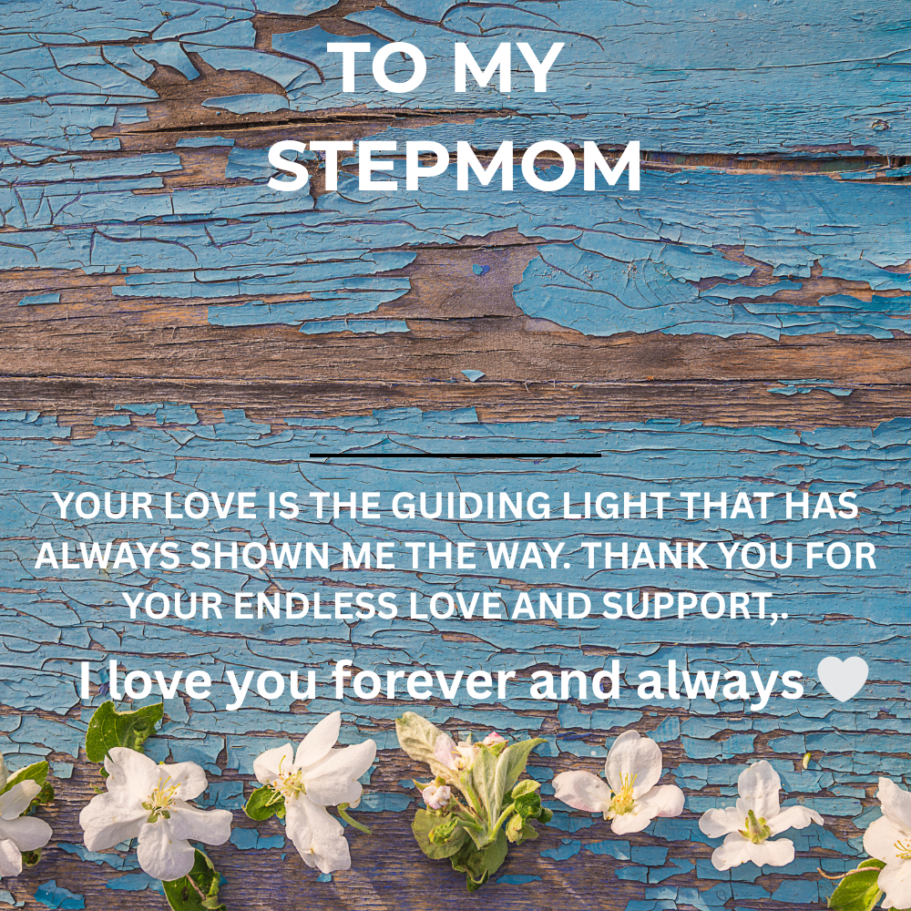 To My Stepmom Cross Necklace – Meaningful Stepmom Gift, Thank You for Your Love and Support Jewelry